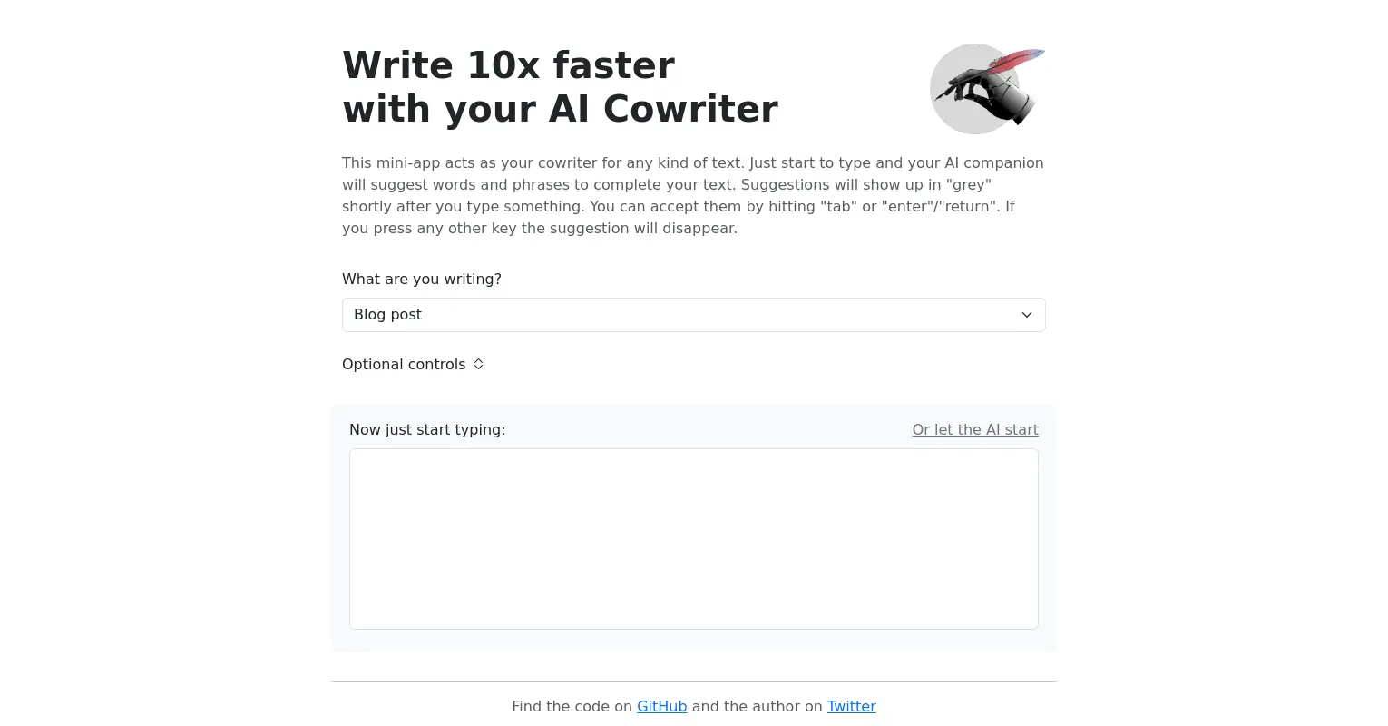 AI Cowriter