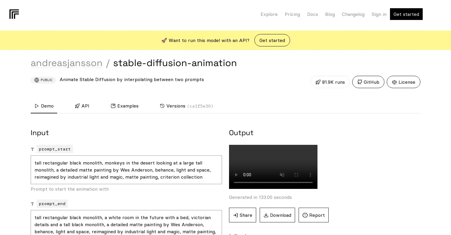 Animate Stable Diffusion