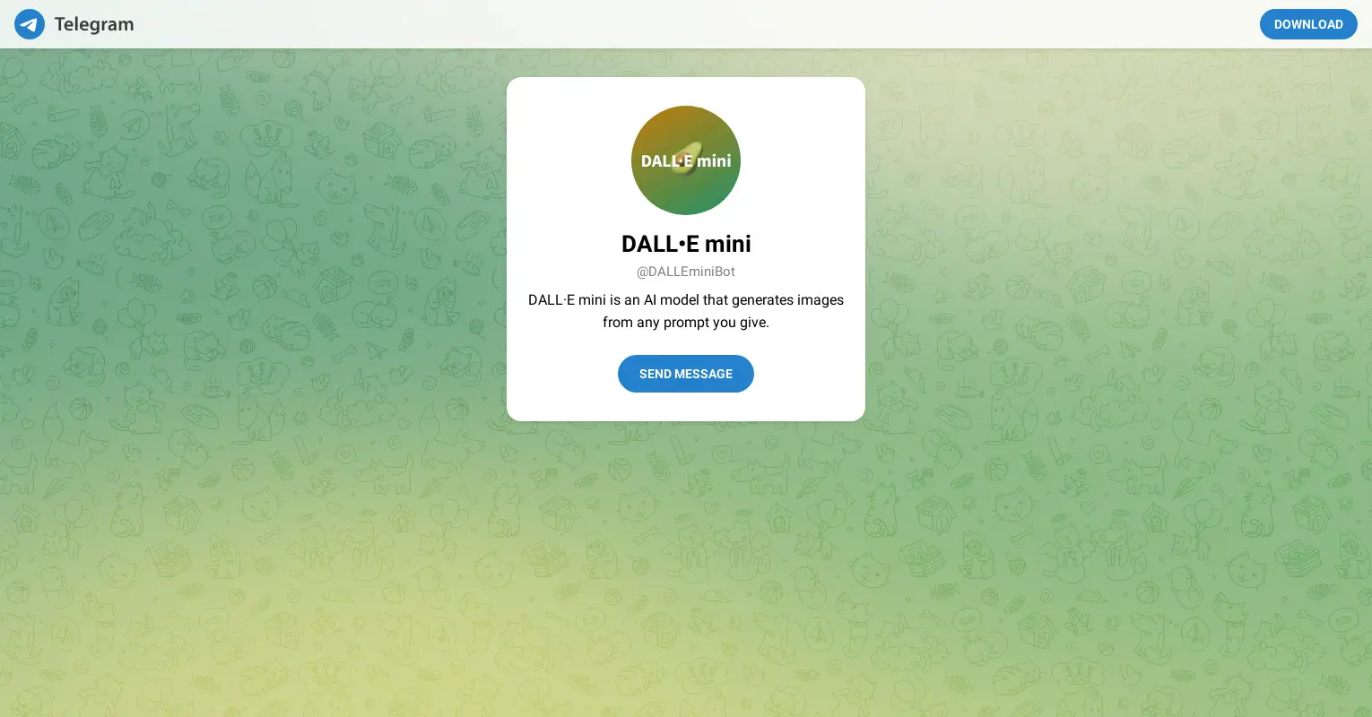 DALL-E mini Telegram Bot