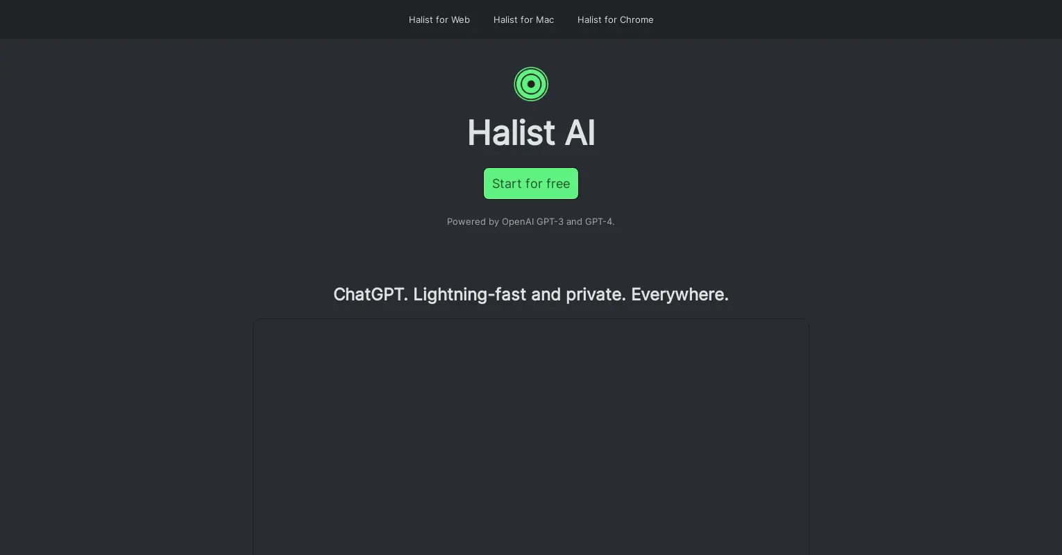Halist Browser AI