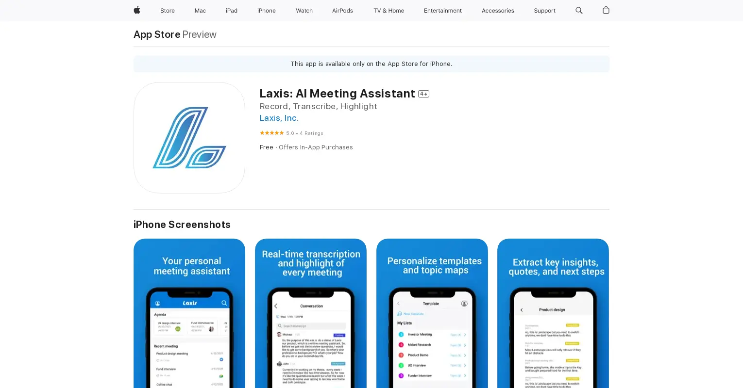 Laxis: AI Meeting Assistant