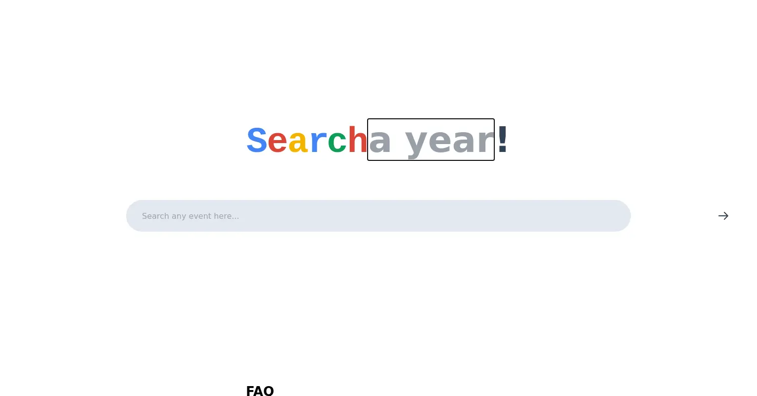 Search a Year