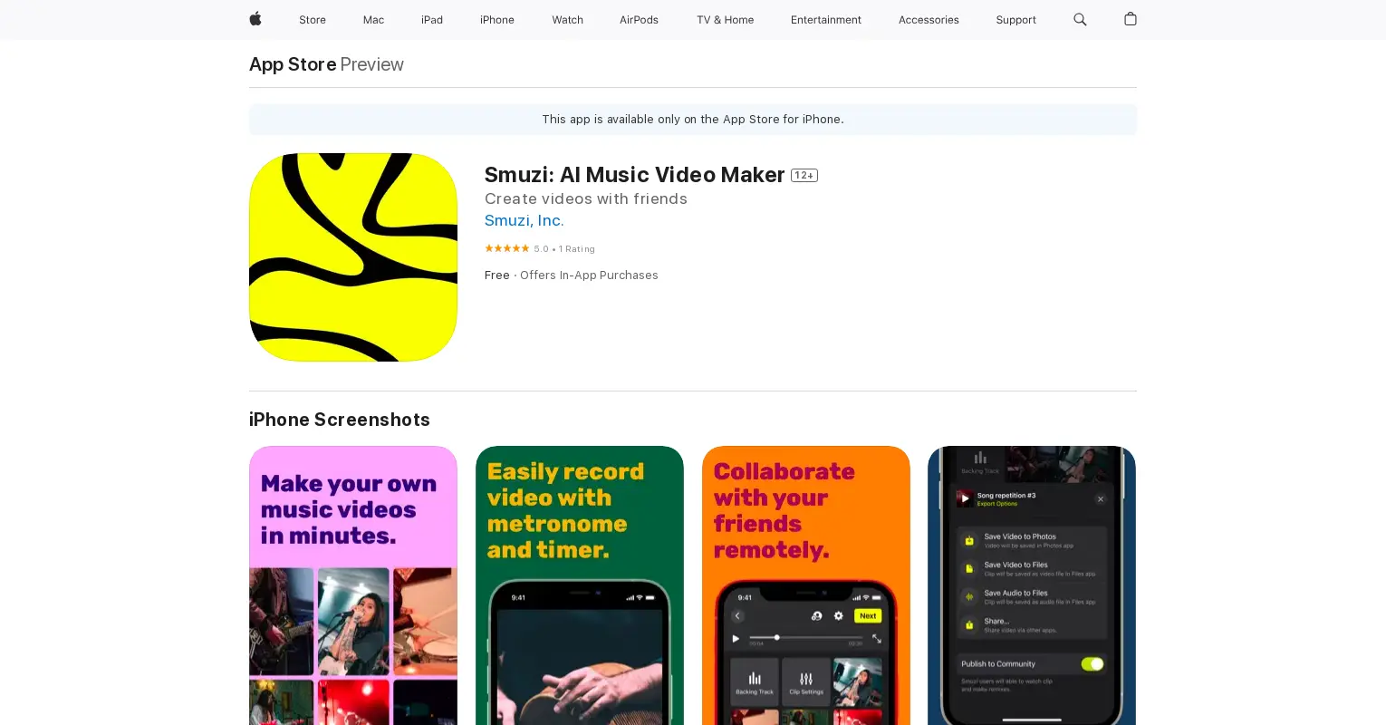 Smuzi: AI Music Video Maker