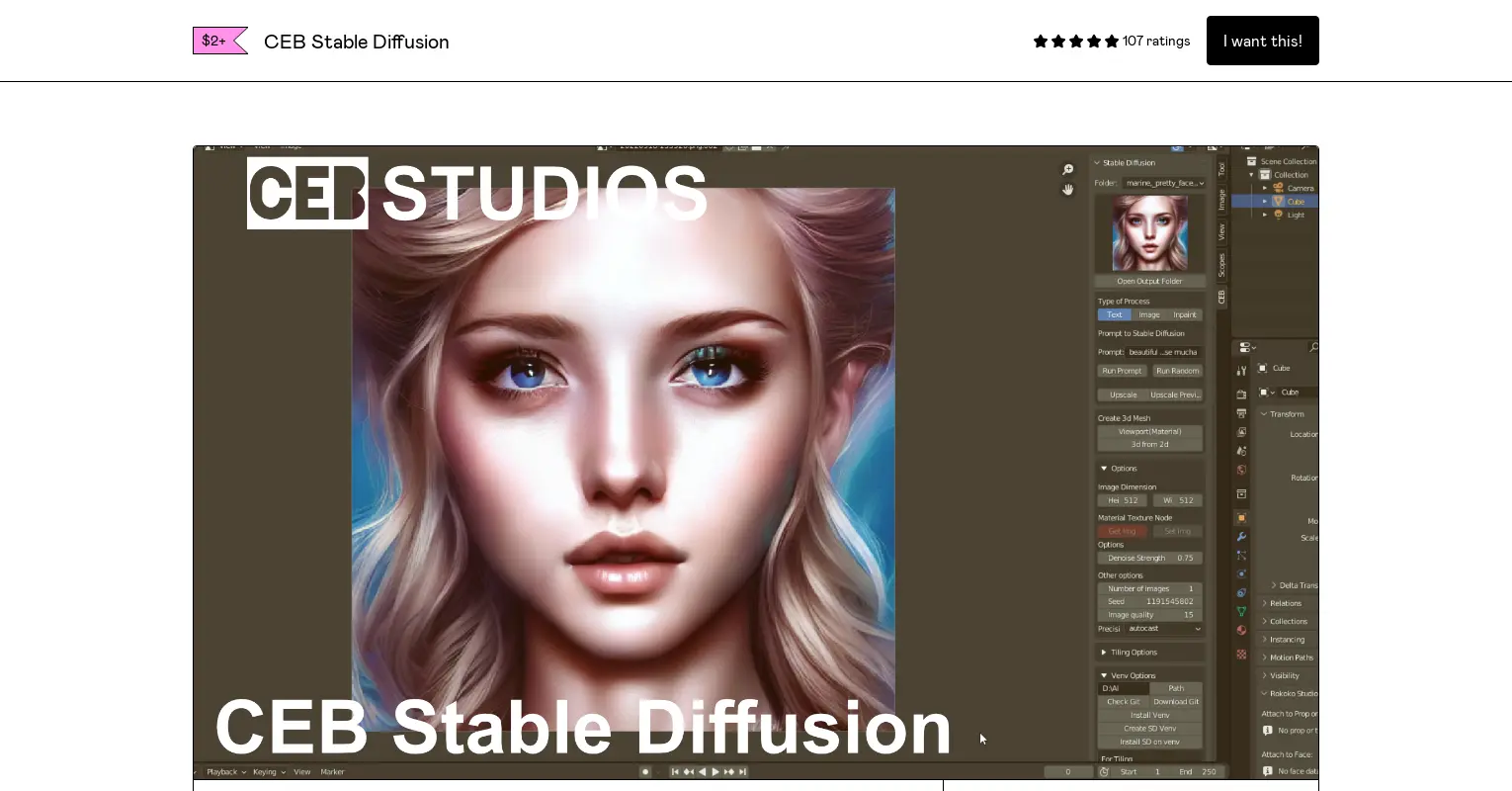 Stable Diffusion for Blender