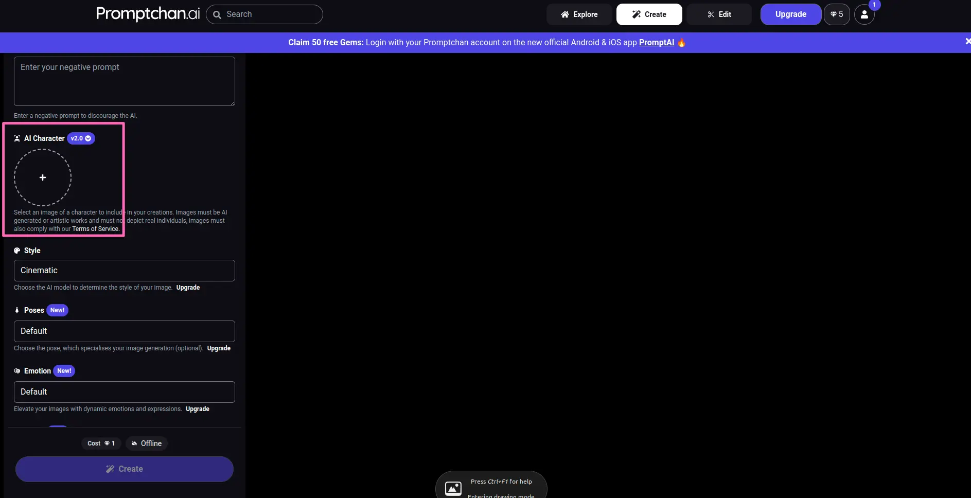 Promptchan AI - generator obrazów NSFW, nagich zdjęć i filmów