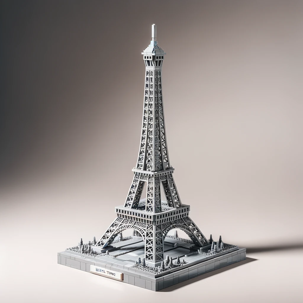 Lego AI: wieża Eiffla