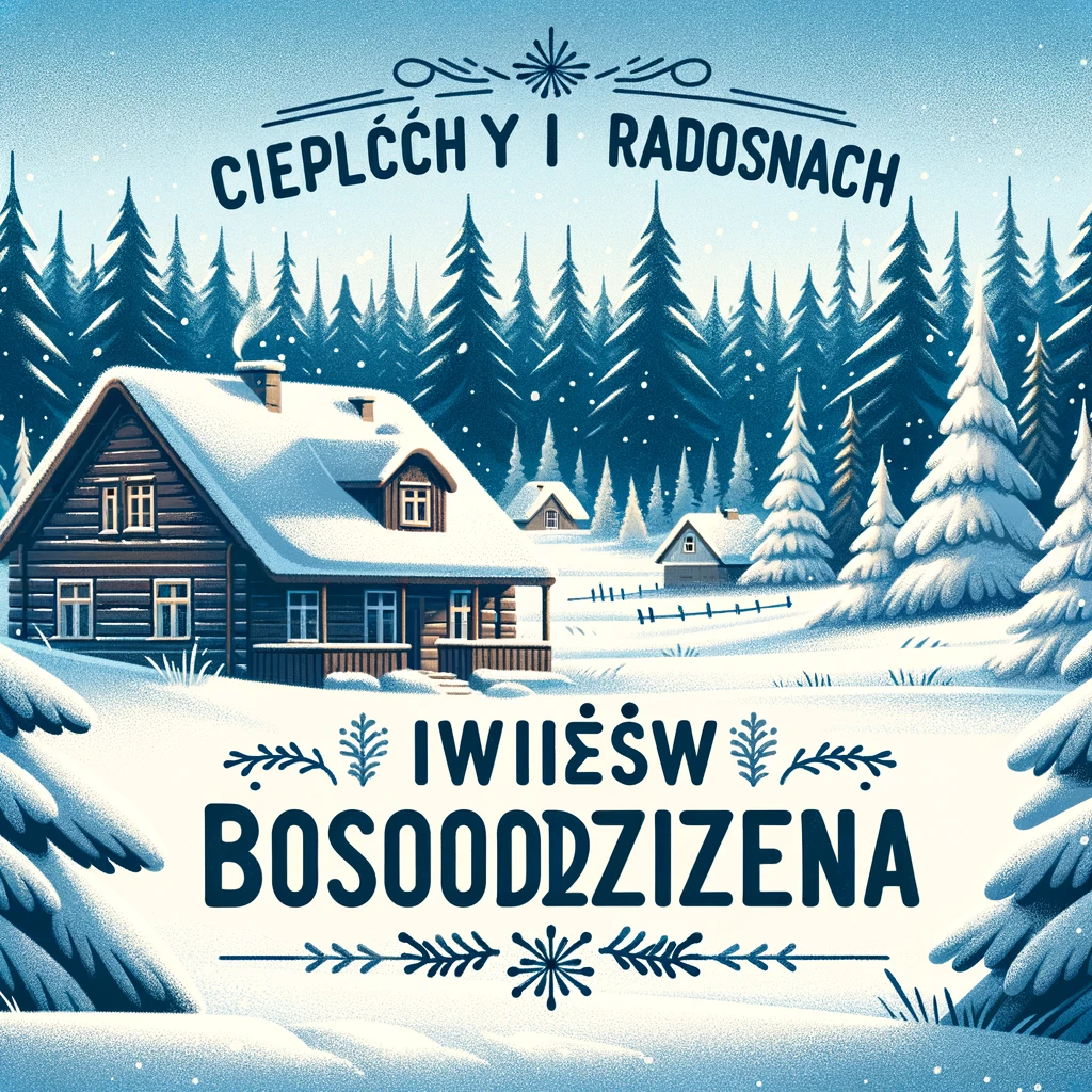 Kartka świąteczna za pomocą AI