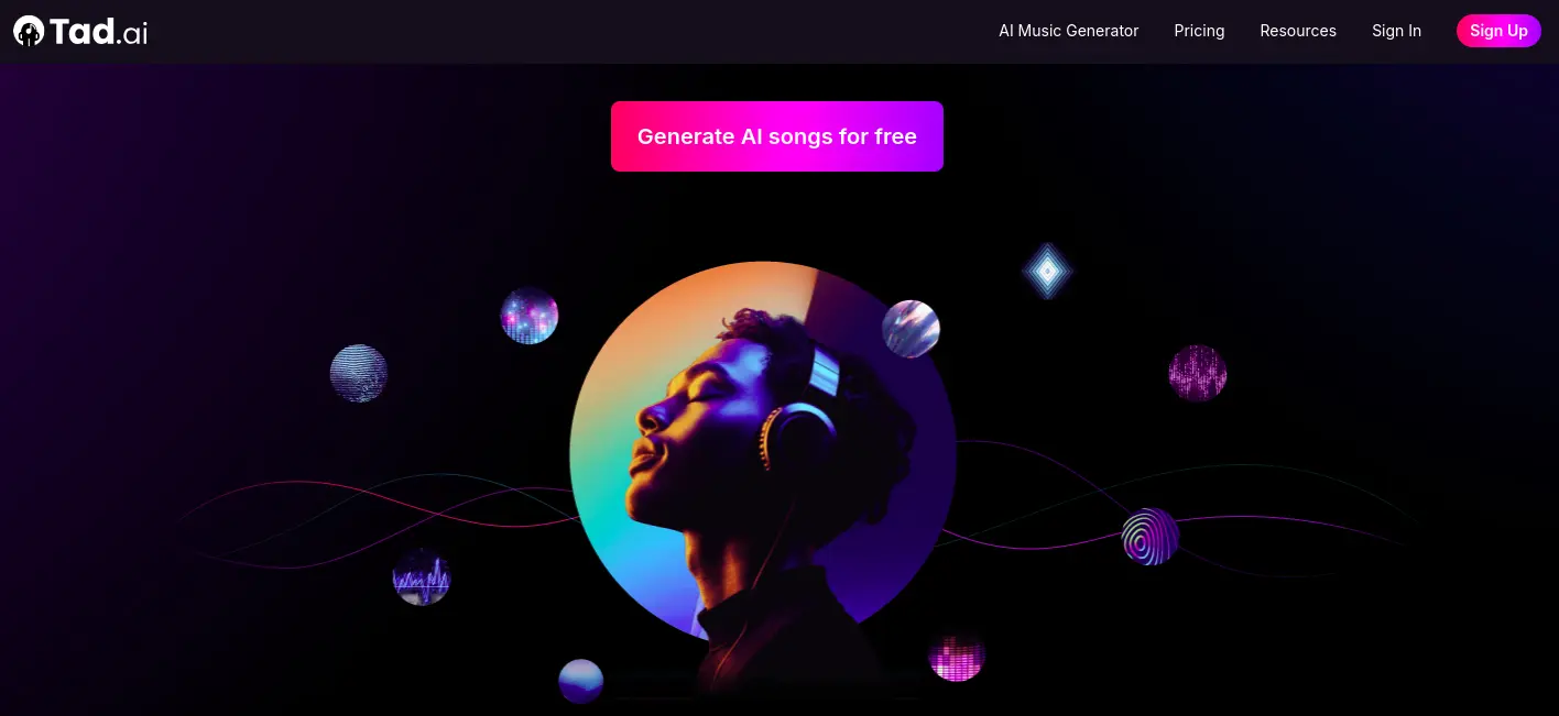 Tad AI – nowy generator piosenek bez problemu z prawami autorskimi