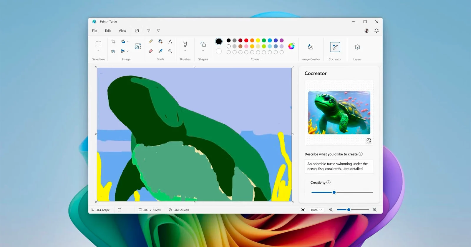 Microsoft Paint dostanie wsparcie AI