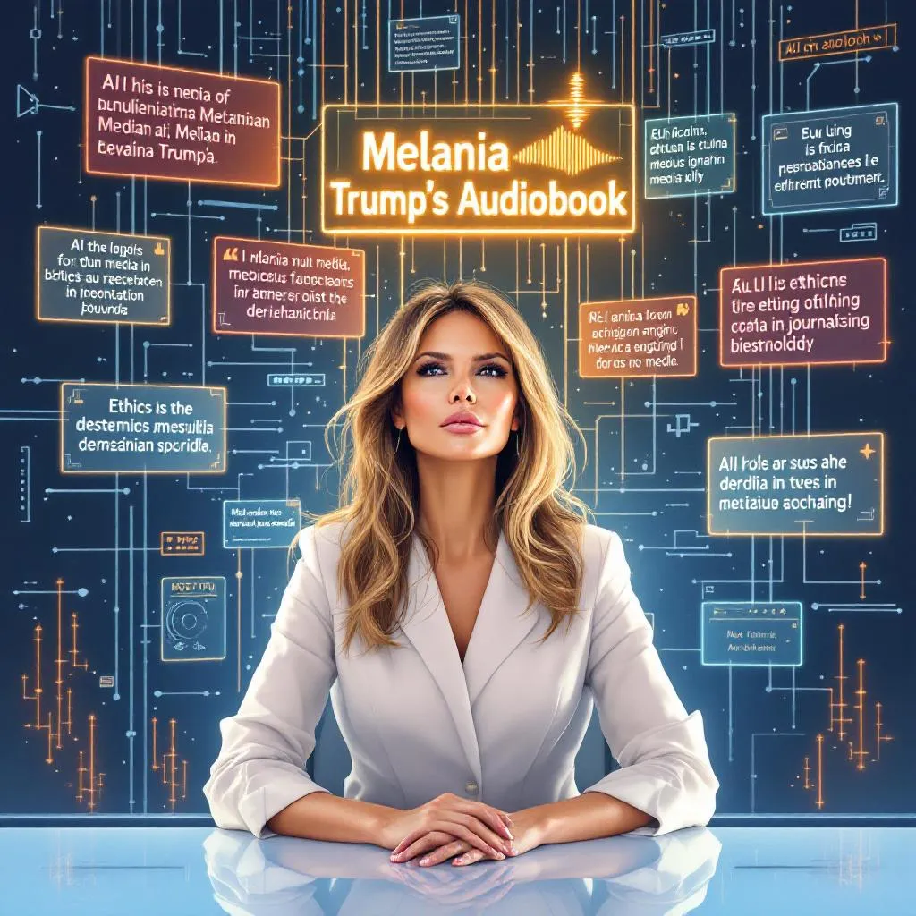 Melania Trump wykorzystuje AI w branży wydawniczej: nowy audiobook
