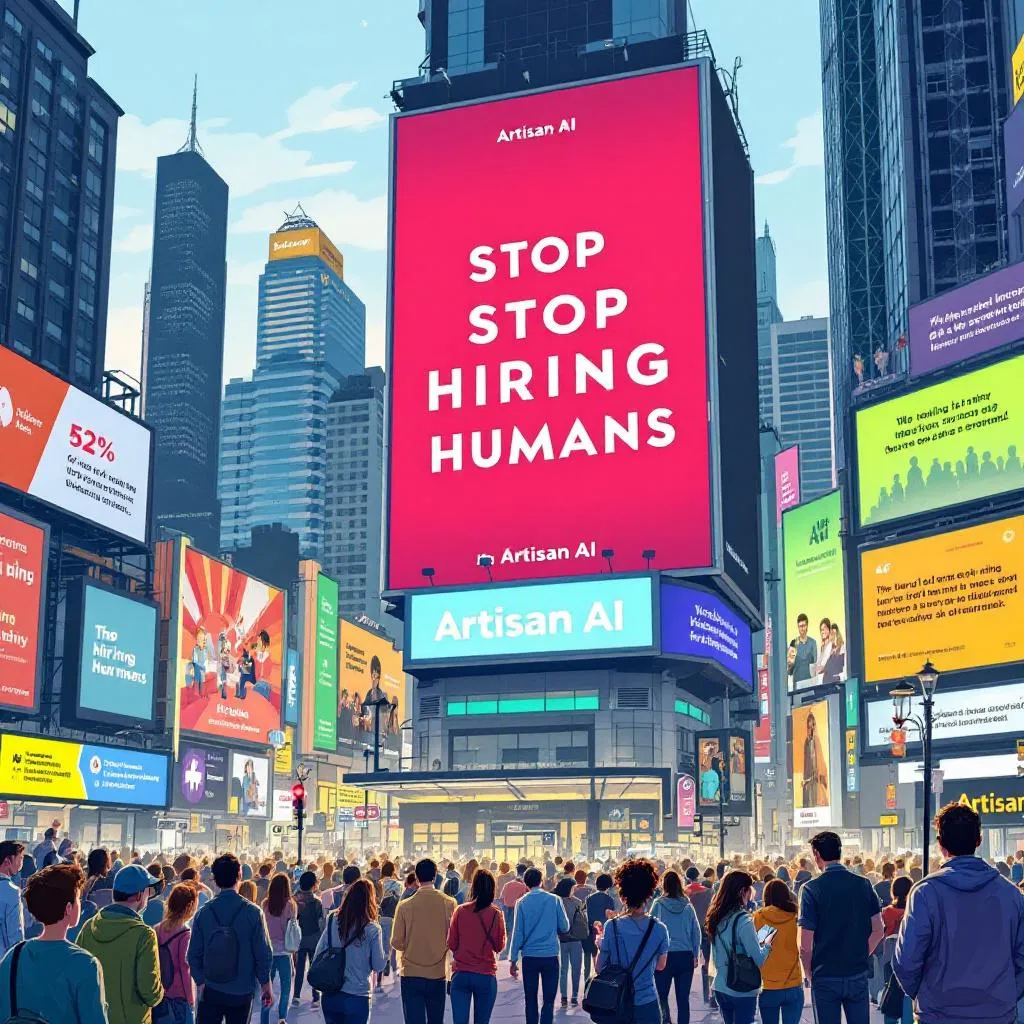 Artisan AI na Times Square: Kontrowersje wokół przyszłości pracy
