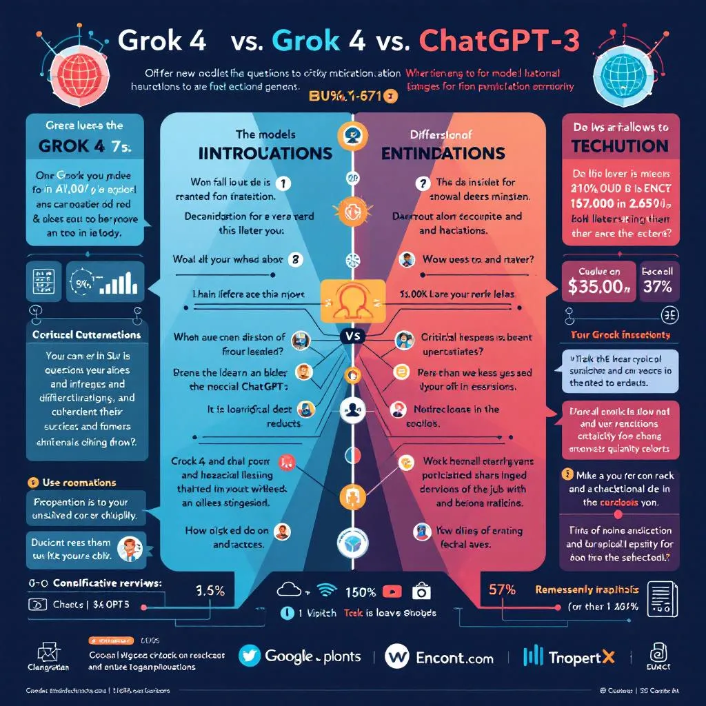 Grok 4 i ChatGPT-o3: porównanie czołowych modeli AI 2025