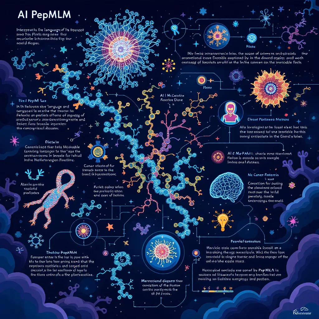 PepMLM: AI przyspiesza odkrywanie leków na trudne choroby