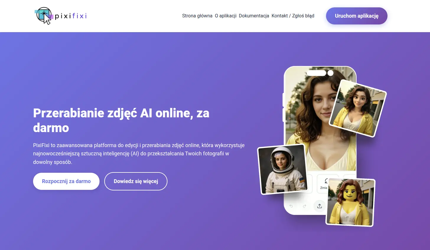 PixiFixi – nowe odkrycie do przerabiania i ożywiania zdjęć AI online
