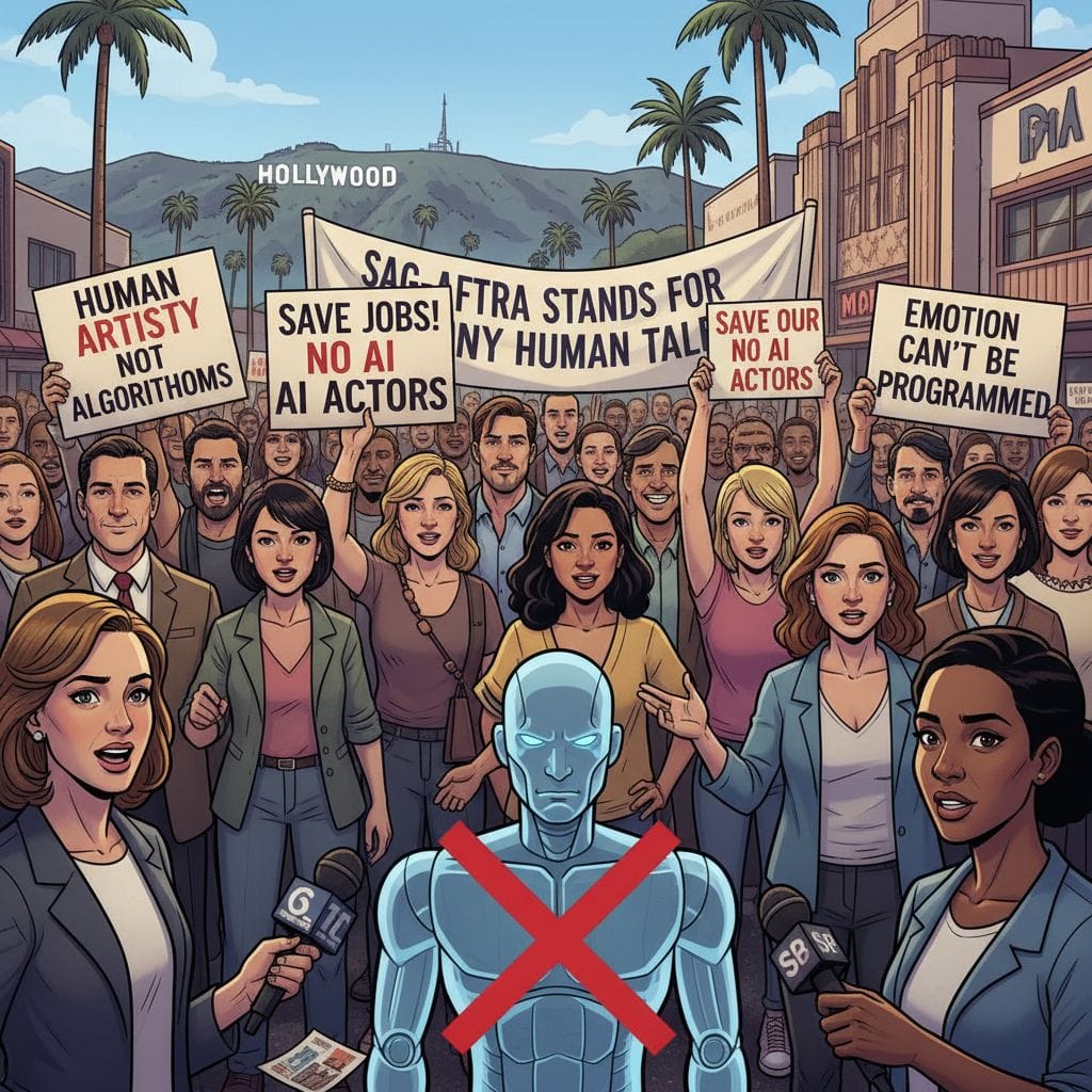 SAG-AFTRA a AI: strajk w obronie aktorów w branży gier
