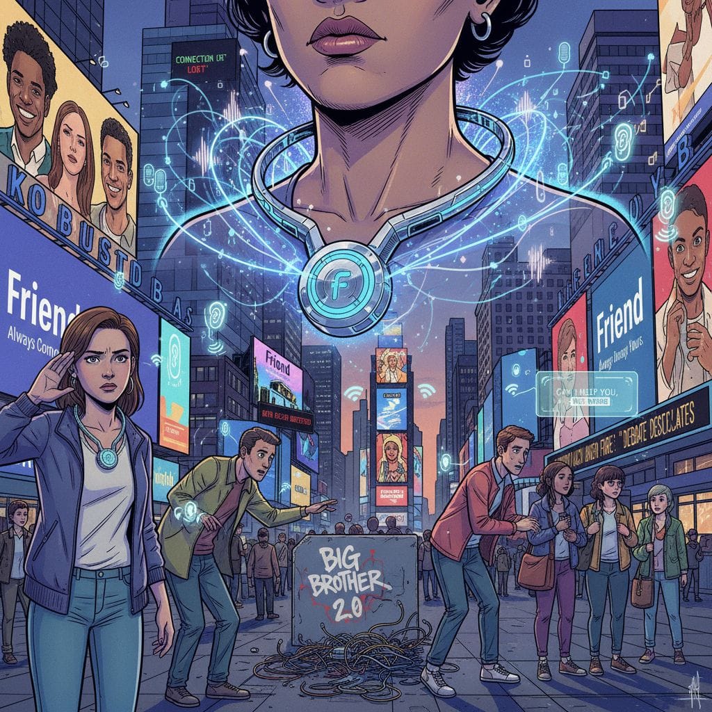 Friend: AI naszyjnik jako wirtualny asystent i towarzysz