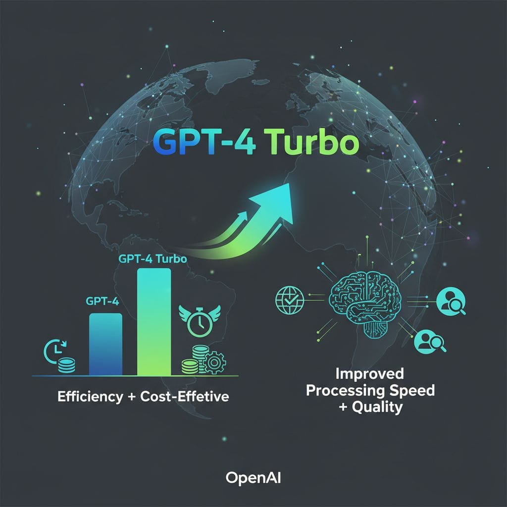 GPT-4 Turbo: szybkość i oszczędność w porównaniu do GPT-4