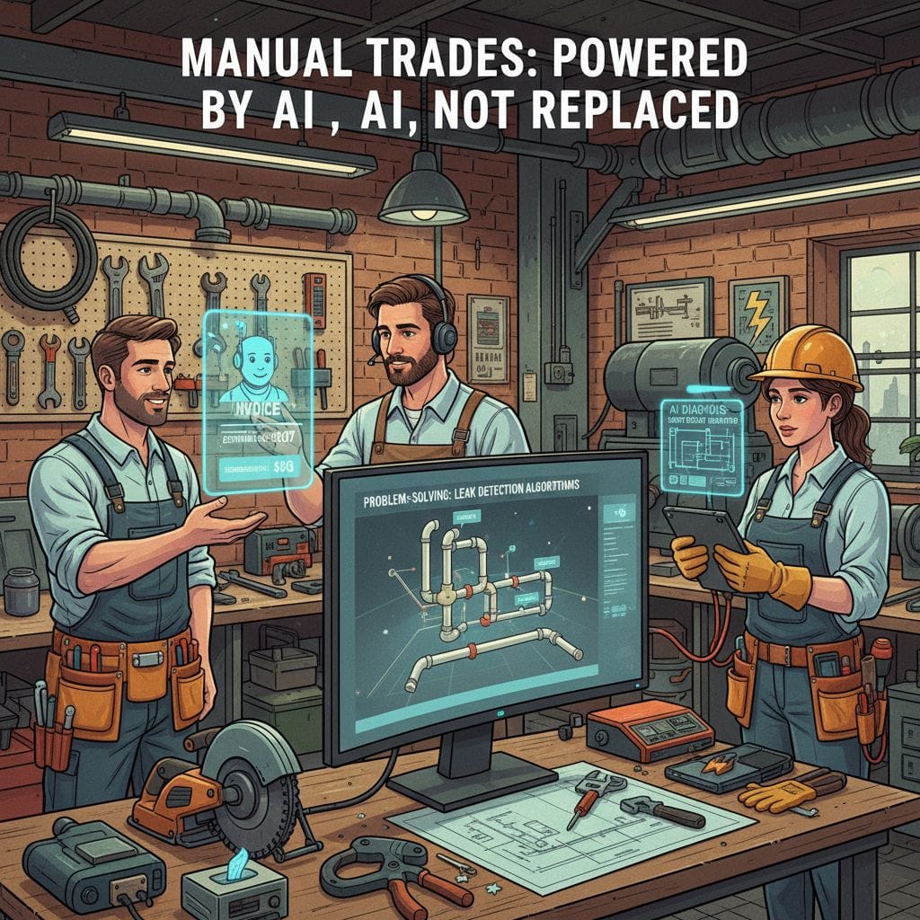 AI wspiera pracę hydraulików: automatyzacja administracyjna