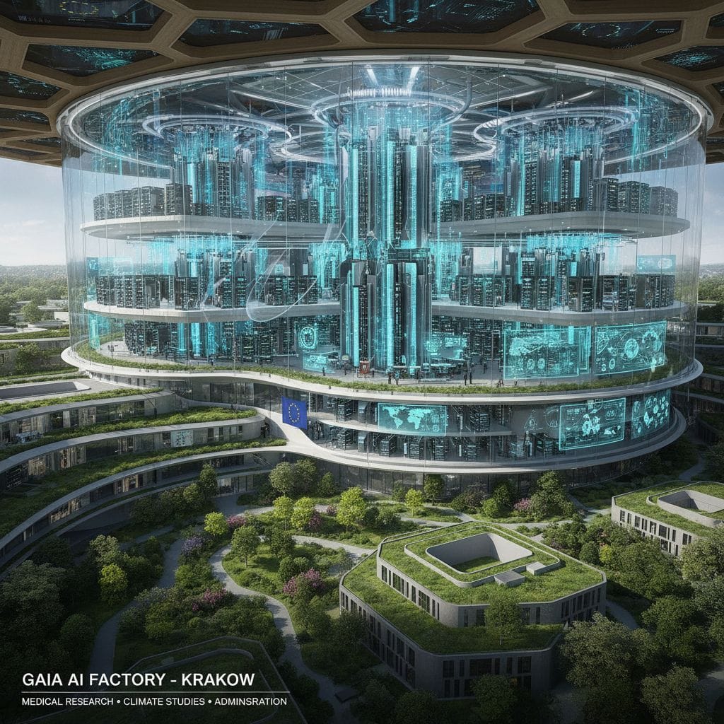 Gaia AI Factory w Krakowie: nowa era infrastruktury AI w Polsce