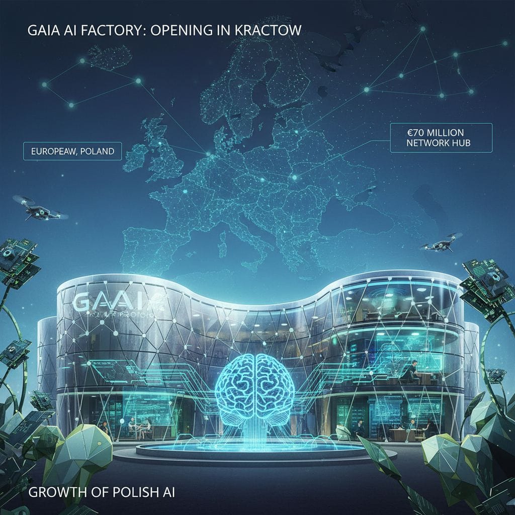 Gaia AI Factory w Krakowie: superkomputer wzmocni polską AI