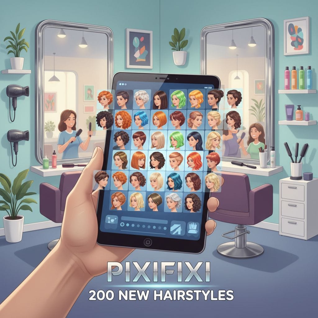 PixiFixi wprowadza 200 nowych fryzur dzięki AI