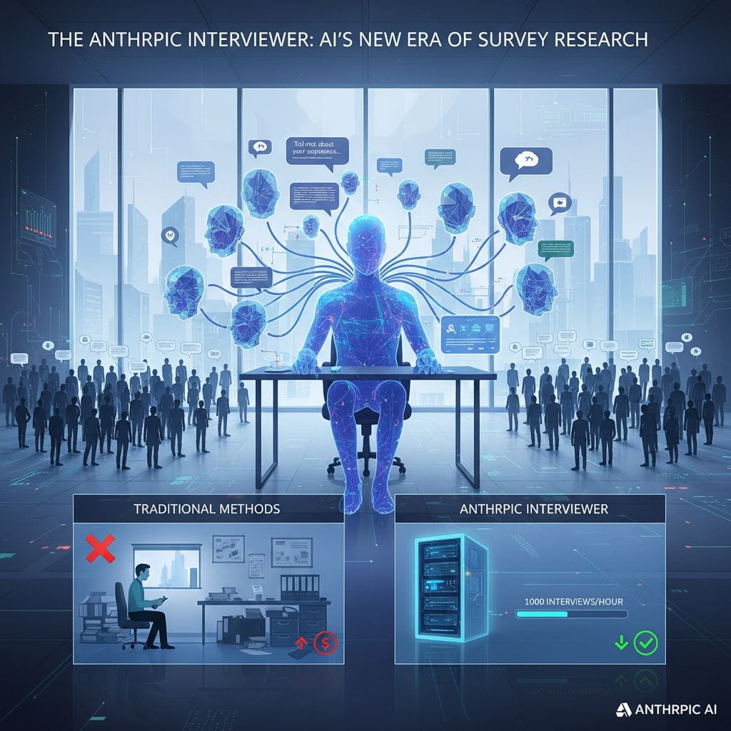 Anthropic Interviewer: ewolucja badań jakościowych z AI
