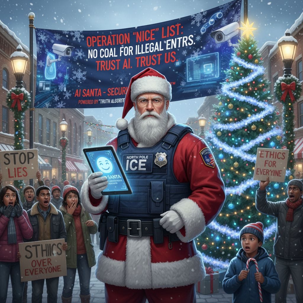 Kontrowersje wokół świątecznego spotu ICE stworzonego przez AI